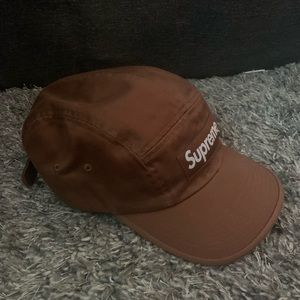 SUPREME WASHED CHINO TWILL CAMP CAP SS22